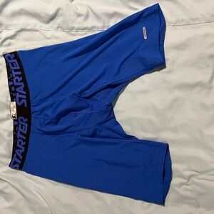Starter Blue and Black Athletic Shorts